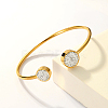 201 Stainless Steel Cuff Bangles LS-JP1747-2
