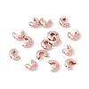 Brass Crimp Beads Covers LS-KK-P219-05A-RG-3