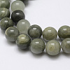 Natural Green Rutilated Quartz Beads Strands G-P325-03-6mm-1