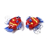 Handmade Lampwork Pendants LAMP-B035-01B-07-2