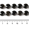 Natural Golden Sheen Obsidian Bead Strands G-C116-A07-01-5