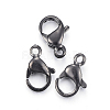 304 Stainless Steel Lobster Claw Clasps STAS-H353-F-02B-2