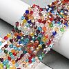 Transparent Electroplate Glass Beads Strands EGLA-A039-T2mm-A29-4