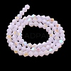 Imitation Jade Electroplate Glass Beads Strands EGLA-A039-J2mm-L02-2