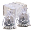 Burlap & Organza Storage Pouches ABAG-WH0040-13-1