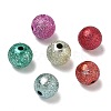 Spray Painted Acrylic Beads X-ACRP-Q018-8mm-M-2