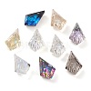 Embossed Glass Rhinestone Pendants GLAA-J101-01A-1