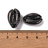Baking Paint Cowrie Shell Beads X-SSHEL-M023-01B-3