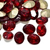 Faceted Oval Glass Pointed Back Rhinestone Cabochons RGLA-A010-8x10mm-S03-1