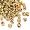 Alloy Rhinestone Beads KK-K415-02G-1