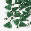 Polycotton(Polyester Cotton) Tassel Pendant Decorations FIND-S275-09P-2