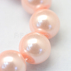 Baking Painted Glass Pearl Bead Strands HY-Q003-3mm-05-3