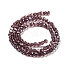 Electroplate Transparent Glass Beads Strands EGLA-A035-T4mm-A13-2