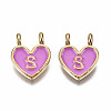 Alloy Enamel Charms X-ENAM-T012-02S-RS-2