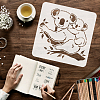 Large Plastic Reusable Drawing Painting Stencils Templates DIY-WH0172-723-3