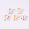 Alloy Acrylic Pendants ENAM-R136-01K-2