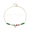 Natural & Dyed Malaysia Jade Beaded Necklaces for Women NJEW-JN04802-4