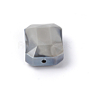 Opaque Solid Color Glass Beads GLAA-WH0025-58M-1