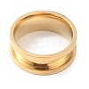 201 Stainless Steel Grooved Finger Ring RJEW-WH0004-32B-G-2