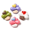 Opaque Resin Decoden Cabochons CRES-B019-06-1
