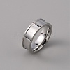 201 Stainless Steel Grooved Finger Ring Settings STAS-WH0027-27A-P-1