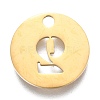 304 Stainless Steel Pendants STAS-F233-02-G-2