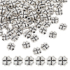 100Pcs Tibetan Style Zinc Alloy Beads TIBEB-DC0001-13-1