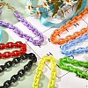 Acrylic Cable Chain Necklace for Teen Girl Women NJEW-JN03686-3