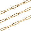 304 Stainless Steel Paperclip Chains CHS-CJC0001-01G-4