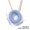 Alloy Initial Pendant Necklaces RS8745-15-1
