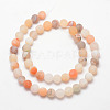 Natural Druzy Geode Agate Bead Strands X-G-K166-09-8mm-02-2