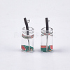 Glass Bottle Pendants LS-CRES-N017-06C-2