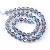Synthetic Moonstone Beads Strands G-R375-10mm-B03-2