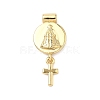 Religion Brass Pendants KK-H539-18G-02-1