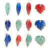 48Pcs 12 Style Alloy Enamel Links Connectors ENAM-BY0001-05-1