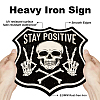 Vintage Metal Tin Sign AJEW-WH0357-006-3