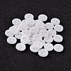 2-Hole Flat Round Resin Sewing Buttons for Costume Design BUTT-E119-28L-19-1