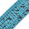 Spray Painted Synthetic Non-magnetic Hematite Bead Strands G-T124-02B-1-1