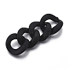 Spray Painted CCB Plastic Linking Rings CCB-R104-05A-01-3