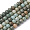 Ombre Effect Dyed Glass Beads Strands X-GLAA-T031-01O-13-1
