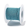 Iron Rhinestone Glass Cup Chain CH-U001-01O-1