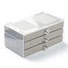Rectangle Velvet & Wood Jewelry Boxes VBOX-P001-A01-4