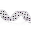 100 Yards Polka Dot Print Nylon Ribbons OCOR-G014-01E-3