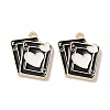 Alloy Enamel Pendants ENAM-O001-11M-G-1