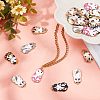 30Pcs 6 Colors Alloy Enamel Pendants FIND-CA0006-57-4