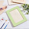 Olycraft 4Pcs Unfinished Natural Wood Photo Frames WOOD-OC0002-55A-6