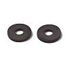 Flat Round Handmade Polymer Clay Beads CLAY-R067-10mm-38-7