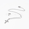 304 Stainless Steel Jewelry Sets X-SJEW-D094-41P-2