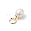 Natural Cultured Freshwater Pearl Rice Charms PALLOY-JF04820-5