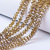 Electroplate Glass Beads Strands EGLA-A034-T3mm-A12-1